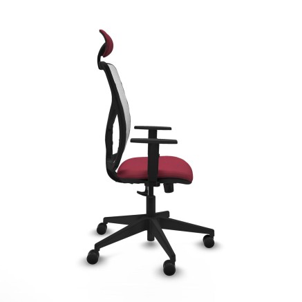 Office Chair with Headrest Motilla Piqueras y Crespo 1D066N1 Maroon 2