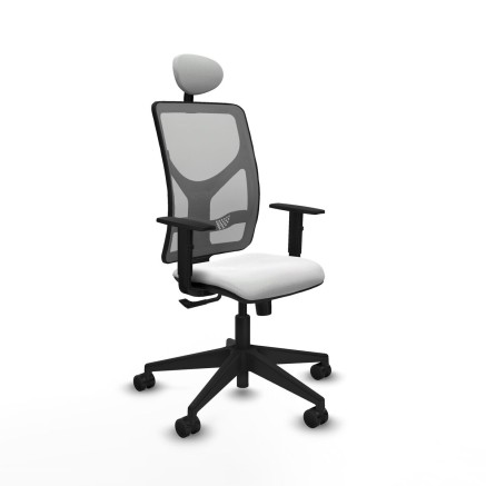 Sedia Ufficio con Poggiatesta Motilla Piqueras y Crespo 1D066N1 Bianco