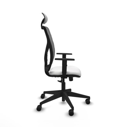 Office Chair with Headrest Motilla Piqueras y Crespo 1D066N1 White 2