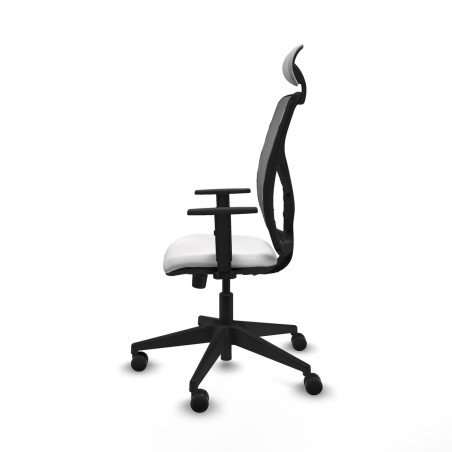 Sedia Ufficio con Poggiatesta Motilla Piqueras y Crespo 1D066N1 Bianco