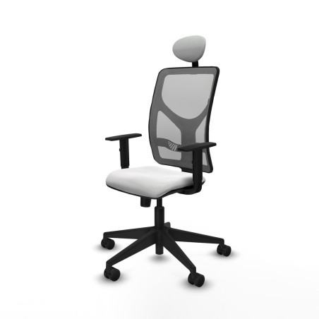 Sedia Ufficio con Poggiatesta Motilla Piqueras y Crespo 1D066N1 Bianco