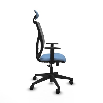 Office Chair with Headrest Motilla Piqueras y Crespo 1D066N1 Sky blue 2