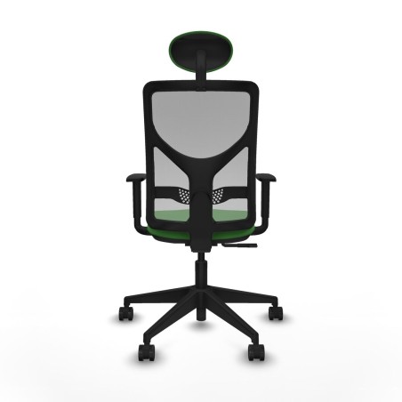 Sedia Ufficio con Poggiatesta Motilla Piqueras y Crespo 1D066N1 Verde