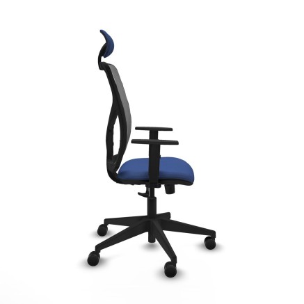 Office Chair with Headrest Motilla Piqueras y Crespo 1D066N1 Navy Blue 2