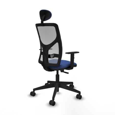 Chaise de Bureau avec Appui-tête Motilla Piqueras y Crespo 1D066N1 Bl