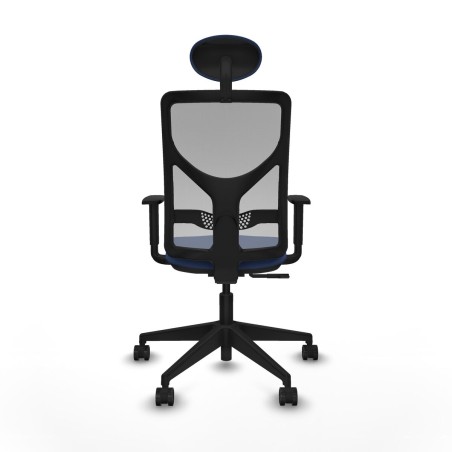 Chaise de Bureau avec Appui-tête Motilla Piqueras y Crespo 1D066N1 Bl