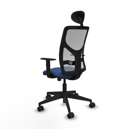 Chaise de Bureau avec Appui-tête Motilla Piqueras y Crespo 1D066N1 Bl