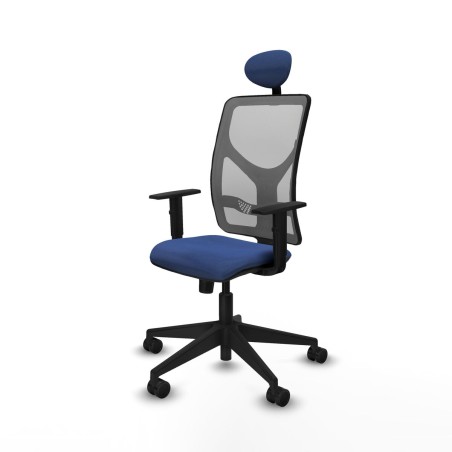 Sedia Ufficio con Poggiatesta Motilla Piqueras y Crespo 1D066N1 Blu Ma