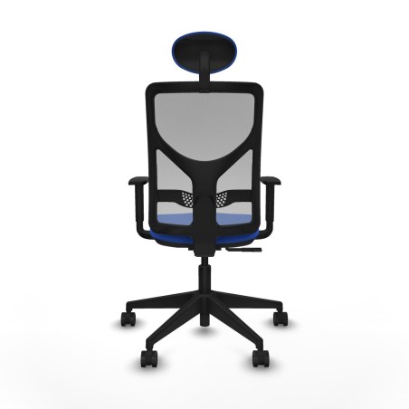 Chaise de Bureau avec Appui-tête Motilla Piqueras y Crespo 1D066N1 Bl