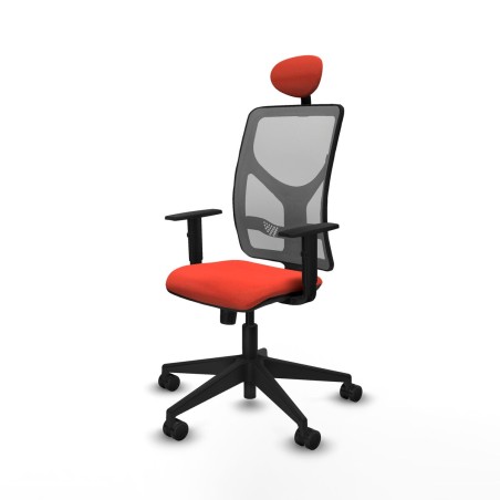 Office Chair with Headrest Motilla Piqueras y Crespo 1D066N1 Dark Oran