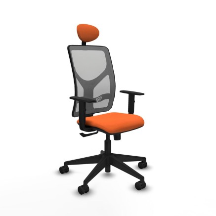 Chaise de Bureau avec Appui-tête Motilla Piqueras y Crespo 1D066N1 Or