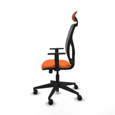Office Chair with Headrest Motilla Piqueras y Crespo 1D066N1 Orange