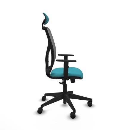 Office Chair with Headrest Motilla Piqueras y Crespo 1D066N1 Turquoise 2