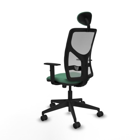 Sedia Ufficio con Poggiatesta Motilla Piqueras y Crespo 1D066N1 Verde