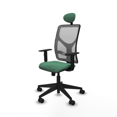 Sedia Ufficio con Poggiatesta Motilla Piqueras y Crespo 1D066N1 Verde