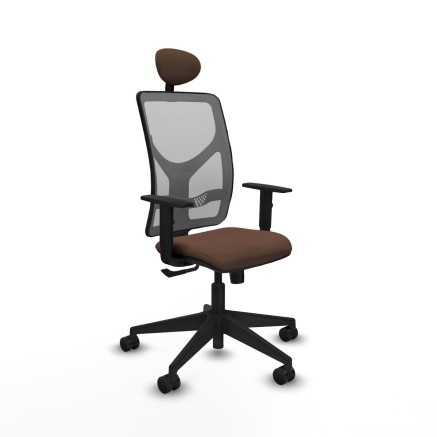 Sedia Ufficio con Poggiatesta Motilla Piqueras y Crespo 1D066N1 Grigio