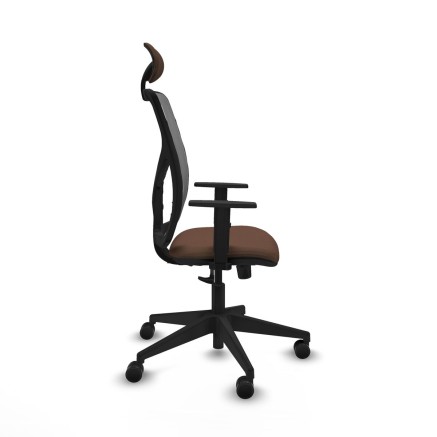 Sedia Ufficio con Poggiatesta Motilla Piqueras y Crespo 1D066N1 Grigio 2