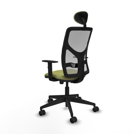 Sedia Ufficio con Poggiatesta Motilla Piqueras y Crespo 1D066N1 Verde