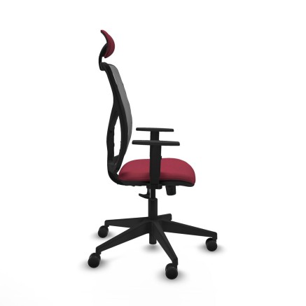 Office Chair with Headrest Motilla Piqueras y Crespo 1D066N1 Maroon 2