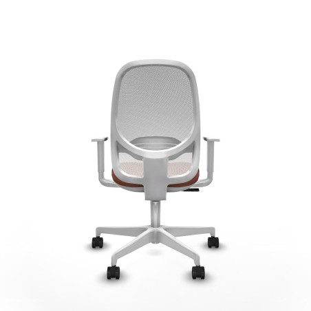 Chaise de Bureau Cilanco Piqueras y Crespo B4B026N Blanc Marron
