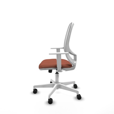 Sedia da Ufficio Cilanco Piqueras y Crespo B4B026N Bianco Marrone
