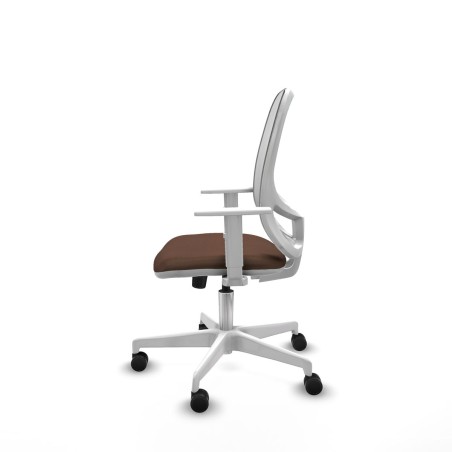 Bürostuhl Cilanco Piqueras y Crespo B4B026N Weiß Dunkelbraun