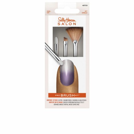 Make-up Borstel set Sally Hansen Pro Brush Lote 3 Onderdelen