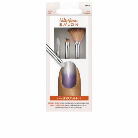 Make-up Borstel set Sally Hansen Pro Brush Lote 3 Onderdelen