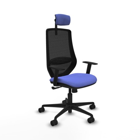 Chaise de Bureau Piqueras y Crespo D036N2W Bleu clair
