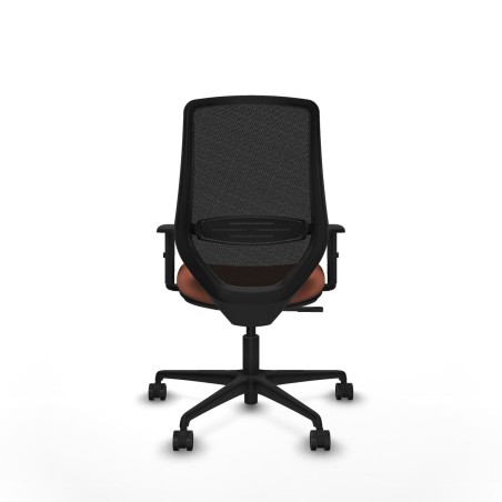 Chaise de Bureau Piqueras y Crespo D036N0W Marron Noir