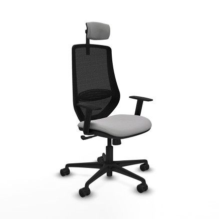 Sedia da Ufficio Piqueras y Crespo D036N2W Grigio chiaro