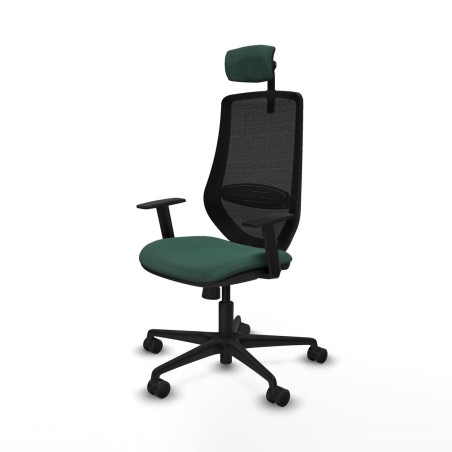 Chaise de Bureau Piqueras y Crespo D036N2W Vert