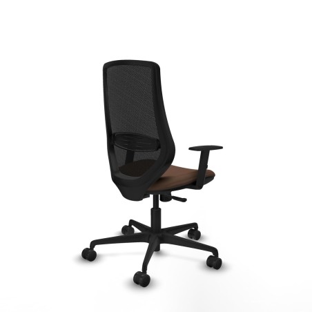 Chaise de Bureau Piqueras y Crespo D036N0W Noir Brun foncé