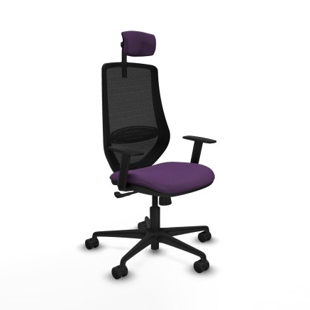 Sedia da Ufficio Piqueras y Crespo D036N2W Viola