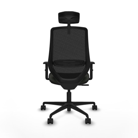 Chaise de Bureau Piqueras y Crespo D036N2W Noir