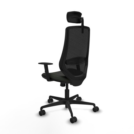Chaise de Bureau Piqueras y Crespo D036N2W Noir