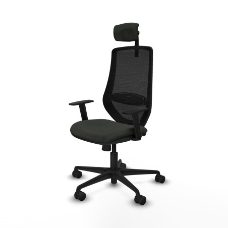 Chaise de Bureau Piqueras y Crespo D036N2W Noir