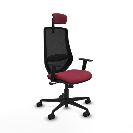 Bürostuhl Piqueras y Crespo D036N2W Granatrot