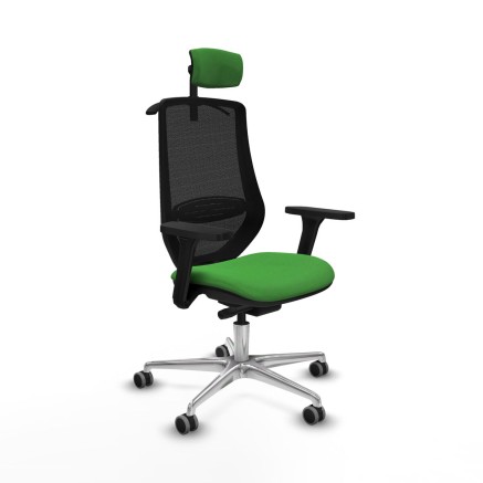 Office Chair with Headrest Mardos traslack bali Piqueras y Crespo D086
