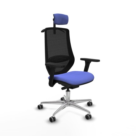 Office Chair with Headrest Mardos traslack bali Piqueras y Crespo D086