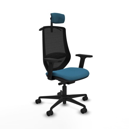Chaise de Bureau Mardos traslack bali Piqueras y Crespo D036N2H Noir V