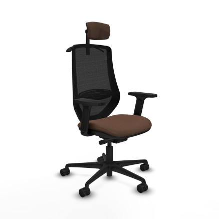Chaise de Bureau Mardos traslack bali Piqueras y Crespo D036N2H Noir B