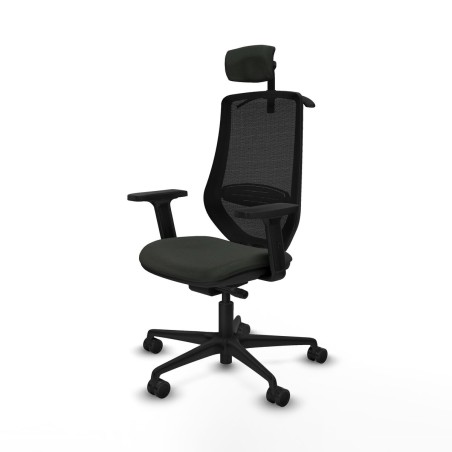 Chaise de Bureau Mardos traslack bali Piqueras y Crespo D036N2H Noir