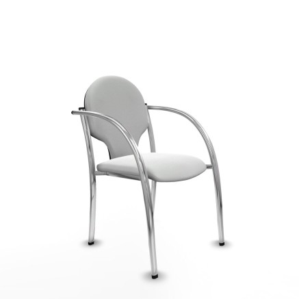 Sedia per Reception Hellín Piqueras y Crespo 220PTCRB10 Bianco 2 Unit
