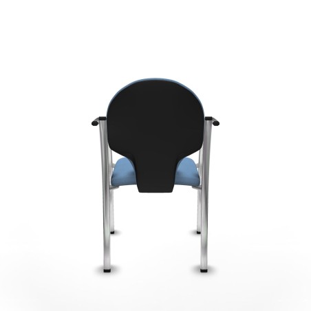 Reception Chair Hellín Piqueras y Crespo 220PTCRB13 Sky blue 2 Units