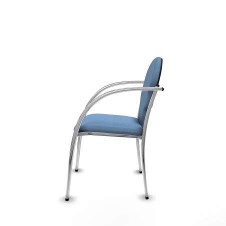 Reception Chair Hellín Piqueras y Crespo 220PTCRB13 Sky blue 2 Units