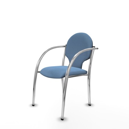 Reception Chair Hellín Piqueras y Crespo 220PTCRB13 Sky blue 2 Units