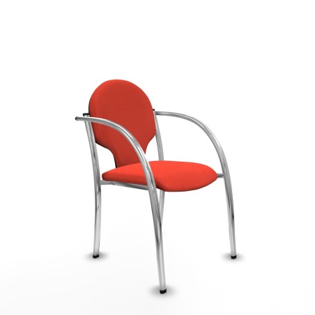 Reception Chair Hellín Piqueras y Crespo 220PTCRB305 Dark Orange 2 Un