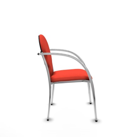 Reception Chair Hellín Piqueras y Crespo 220PTCRB305 Dark Orange 2 Un 2