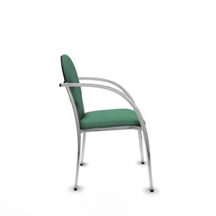 Reception Chair Hellín Piqueras y Crespo 220PTCRB456 Emerald Green 2 2